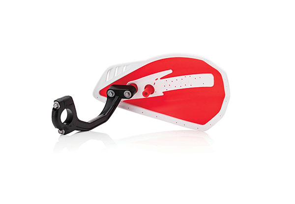 Protège-mains Cycra Cyclone Rouge/Blanc - vue 2