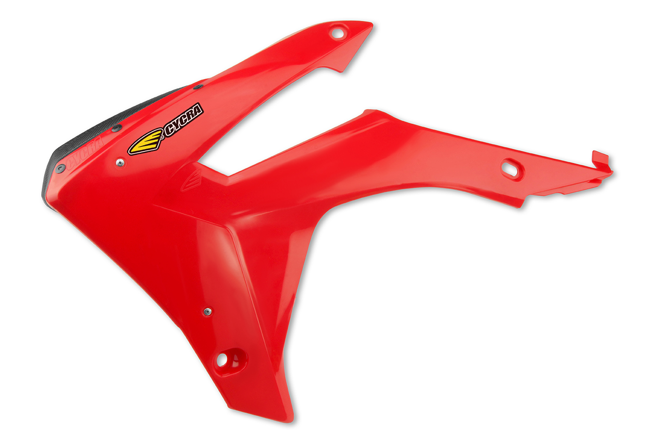 Écope de radiateur Cycra Powerflow Honda rouge