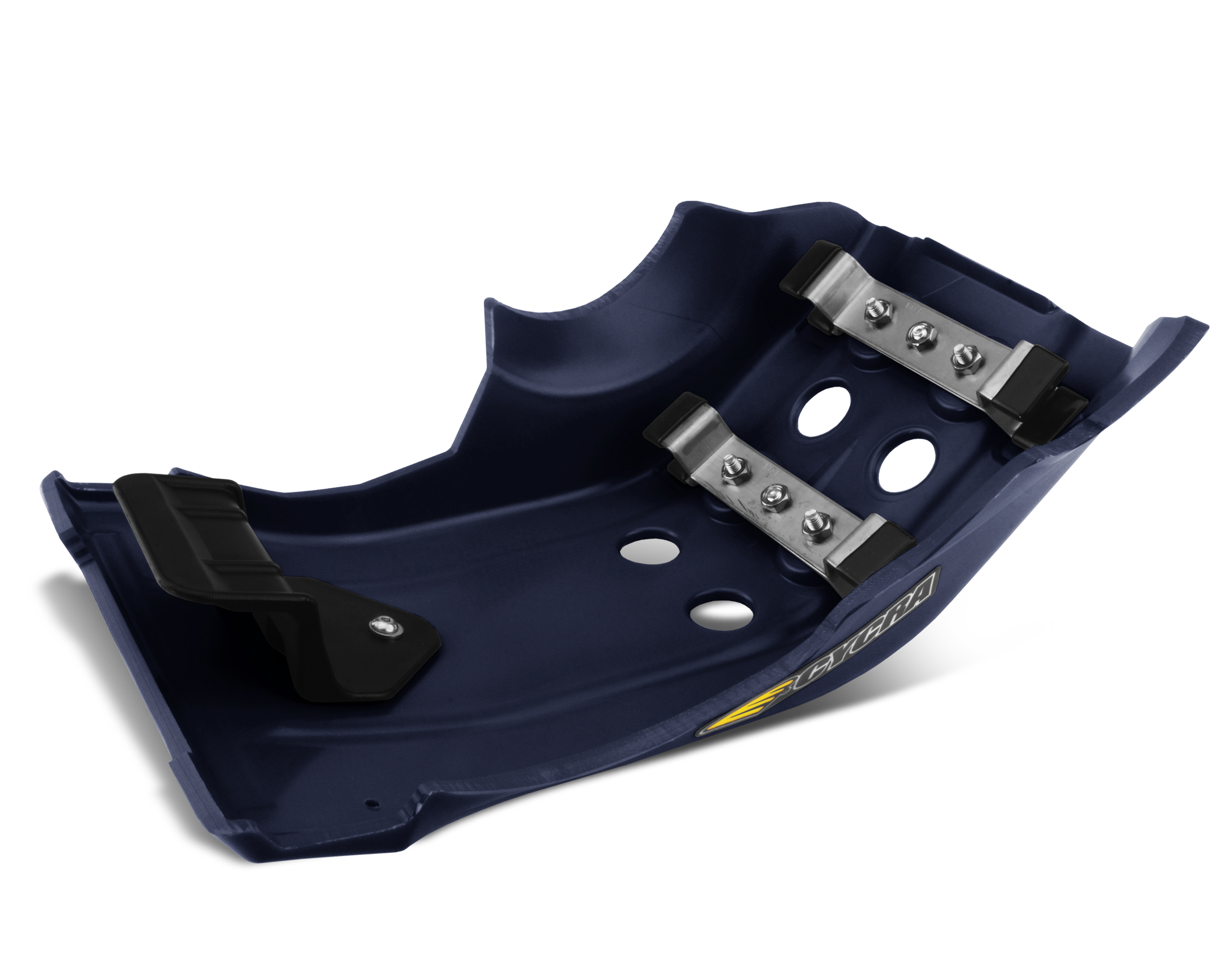 Sabot moteur Cycra Full Armor HVA / KTM Bleu Royal - vue 2
