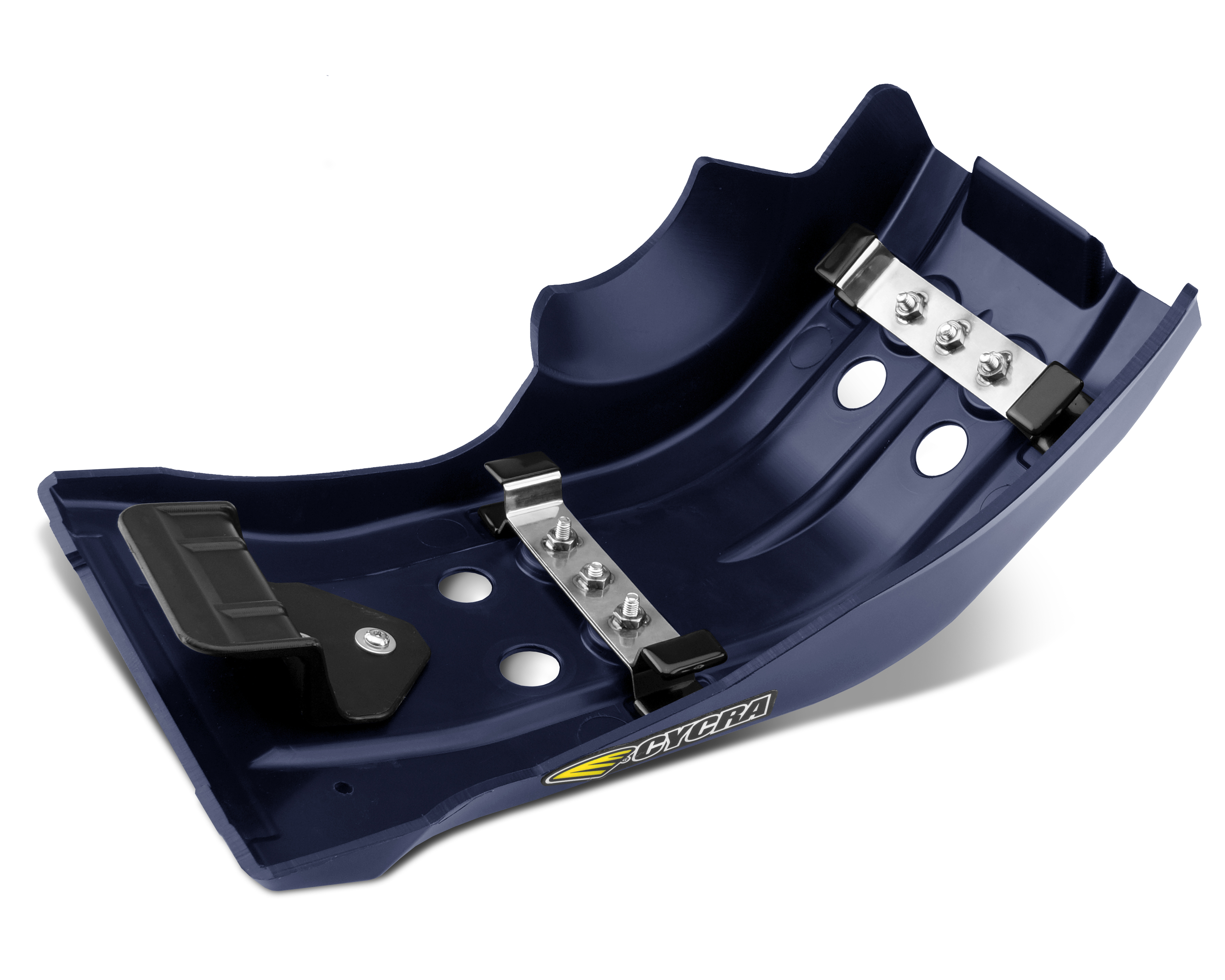 Sabot moteur Cycra Full Armor HVA / KTM Bleu Royal - vue 2