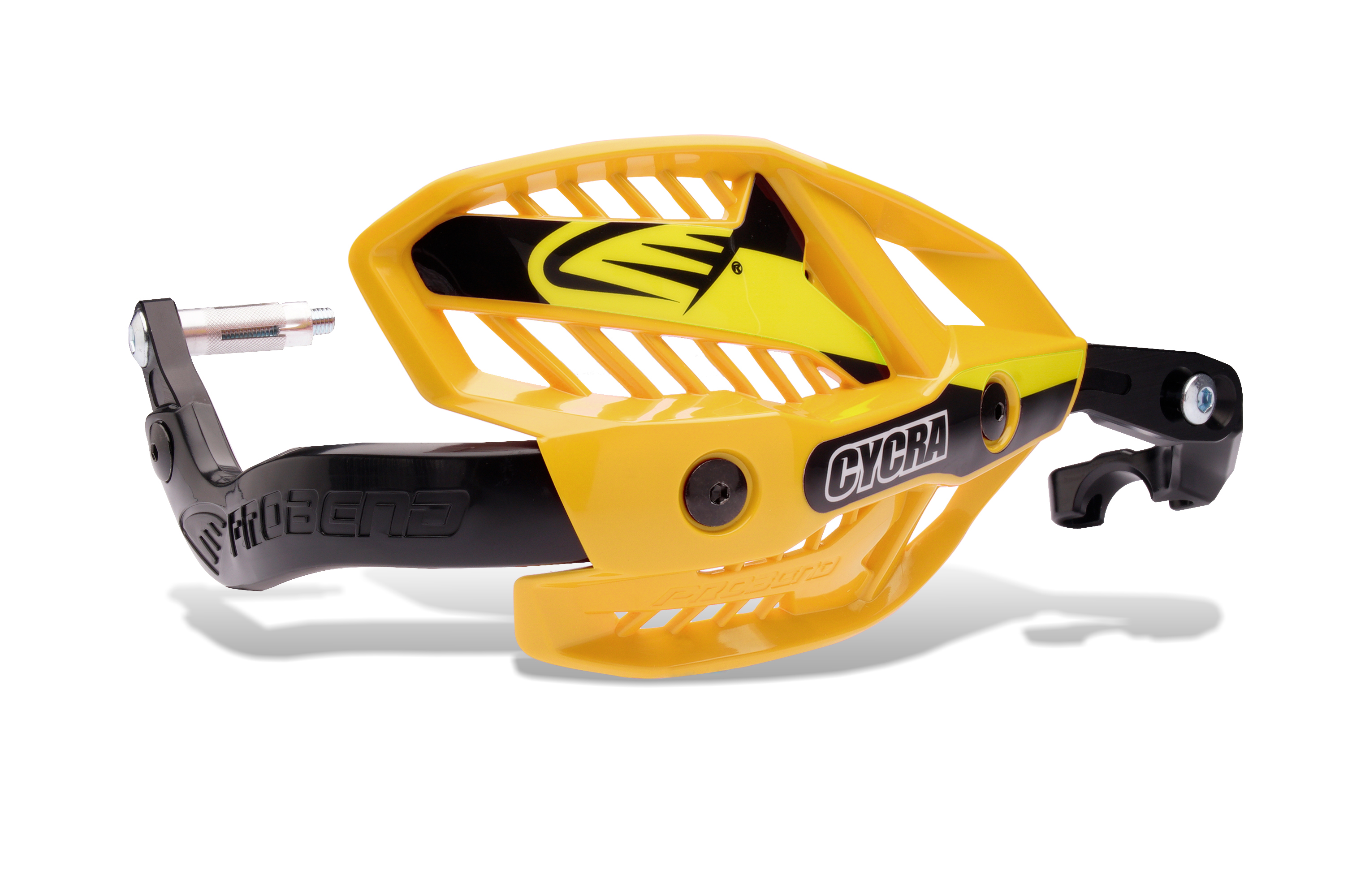 Protège-mains Cycra ULTRA PROBEND Fixation HCM 28 mm Jaune Royal - vue 2