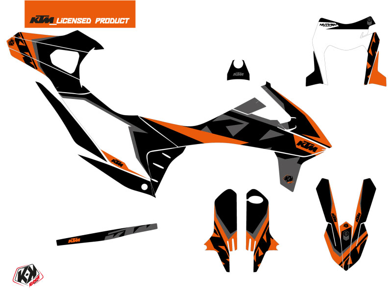 Kit Décoration Moto Cross Gravity KUTVEK KTM 690 SMC R Orange - vue 2