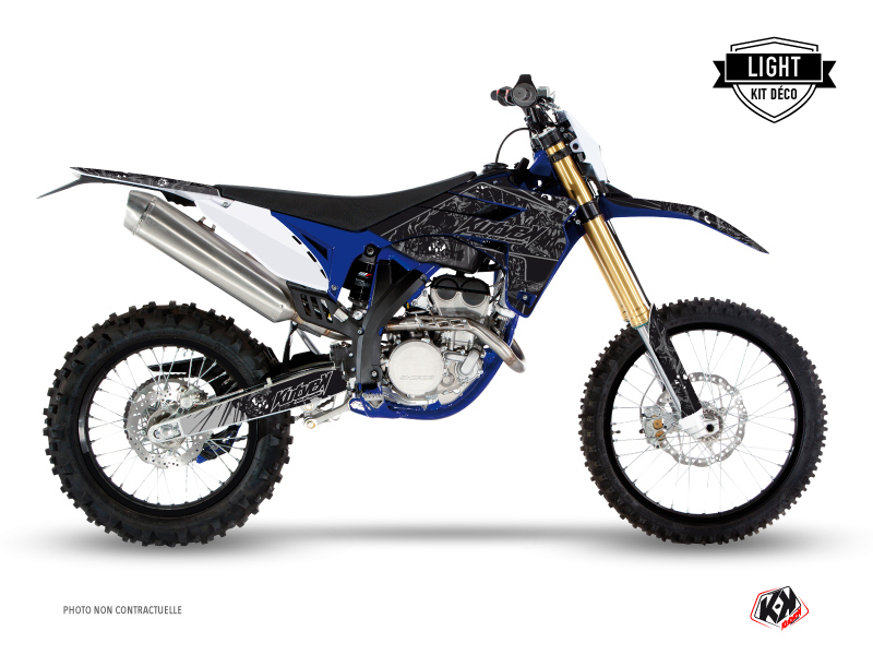 Kit décoration Moto Cross Zombies Dark Sherco 250 SE R Noir LIGHT