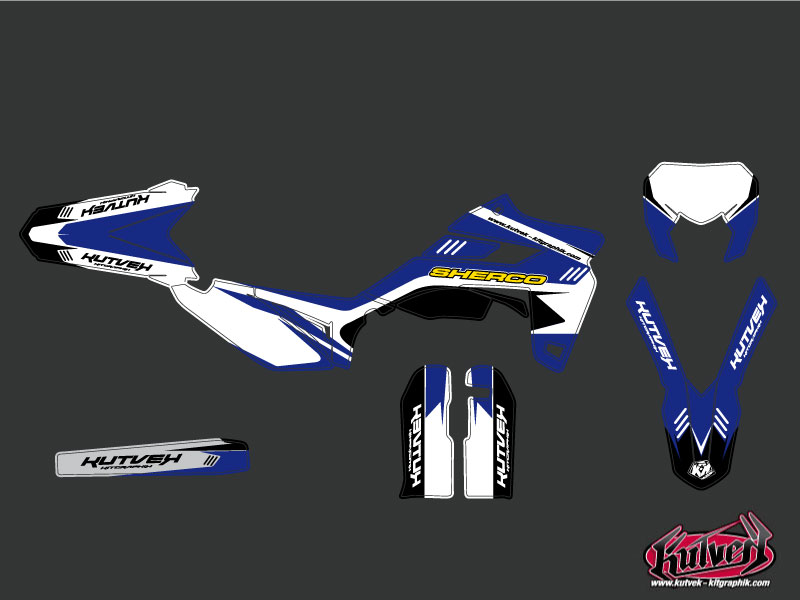 Kit Déco Moto Cross Chrono Sherco 250 SE R KUTVEK - vue 2