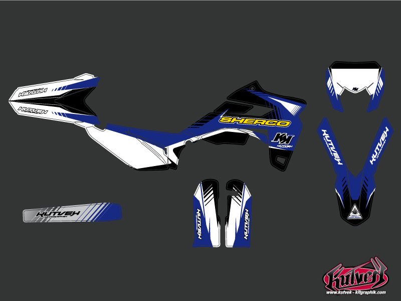 Kit Décoration Moto Cross Pulsar Sherco 300 SE R KUTVEK - vue 2