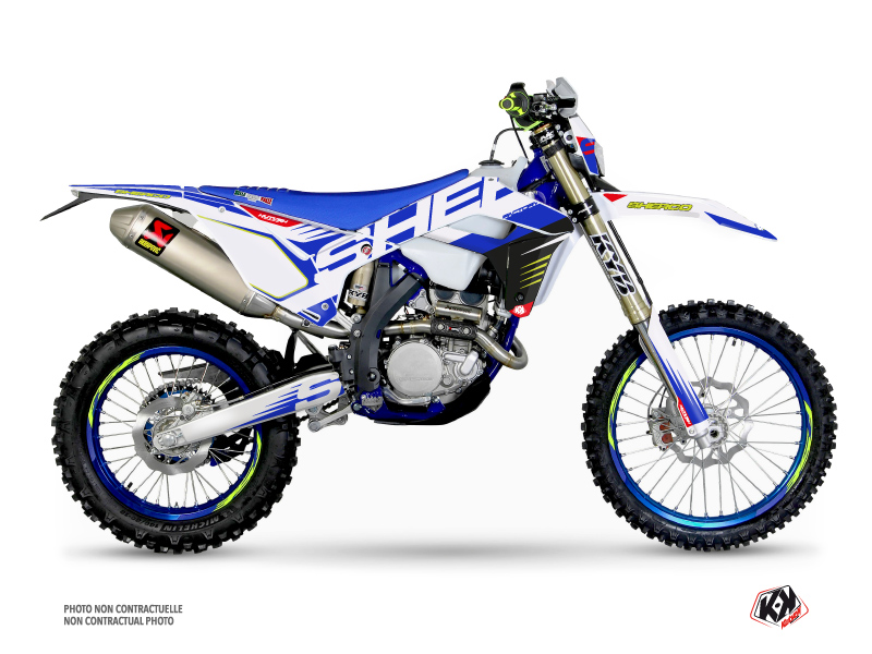 Kit Décoration Moto Cross Sherco SE / SEF Blanc KUTVEK