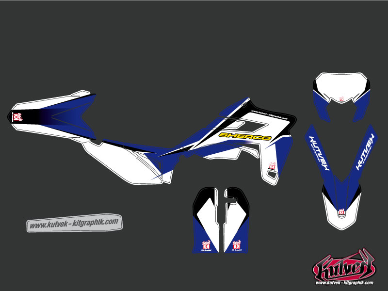 Kit Décoration Moto Cross Assault Sherco 450 SEF R KUTVEK - vue 2