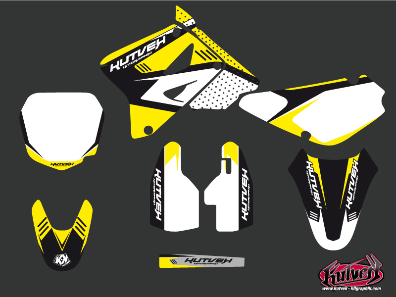 Kit Déco Moto-Cross Chrono Suzuki 85 RM Noir KUTVEK - vue 2