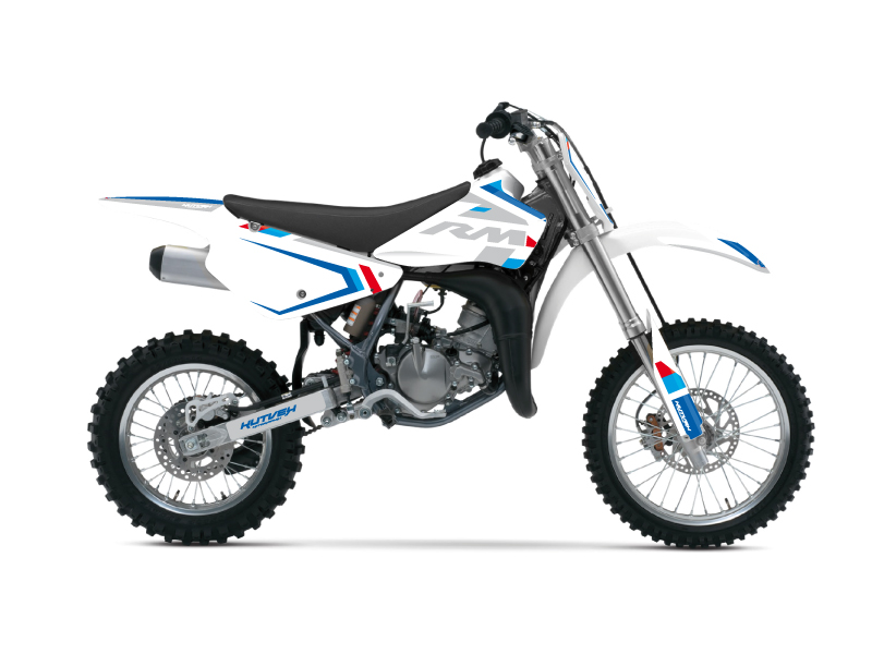 Kit Déco Moto Cross KUTVEK Suzuki 85 RM Blanc Label