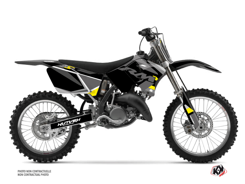 Kit décalcos moto cross Suzuki 125 RM gris