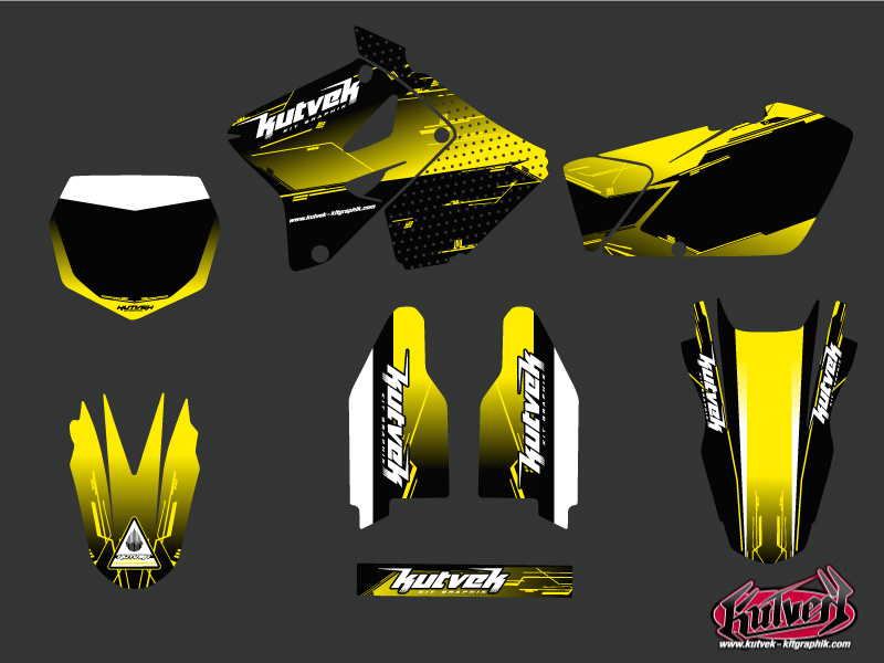 Kit Décoration Moto Cross Slider Suzuki 250 RM KUTVEK - vue 2