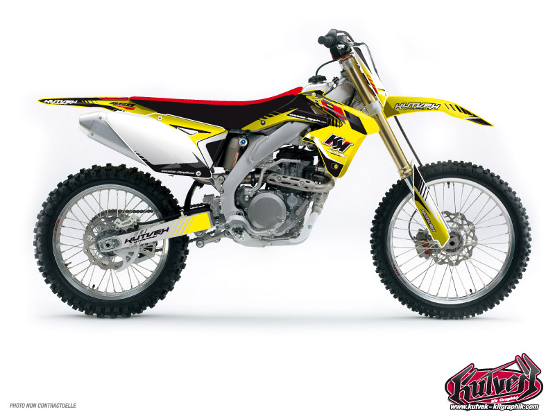 Kit Décoration Moto Cross Pulsar Suzuki 250 RM Noir KUTVEK