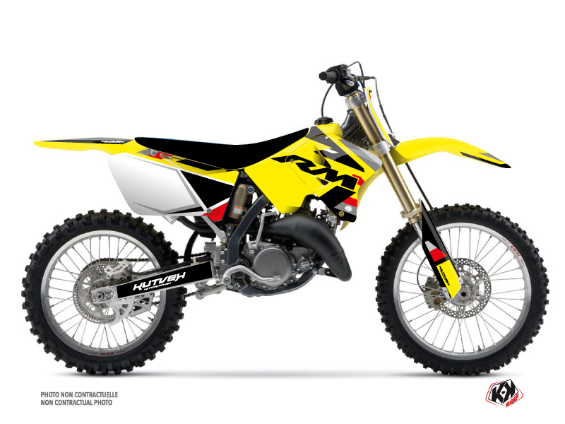 Kit décoration motocross KUTVEK Suzuki 250 RM noir