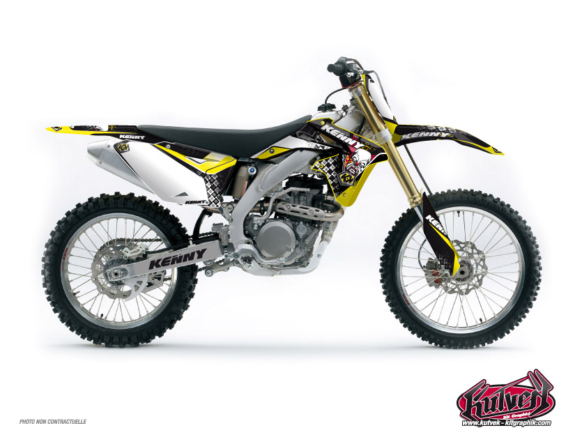 Kit de décoration moto cross Kenny Suzuki 250 RM KUTVEK