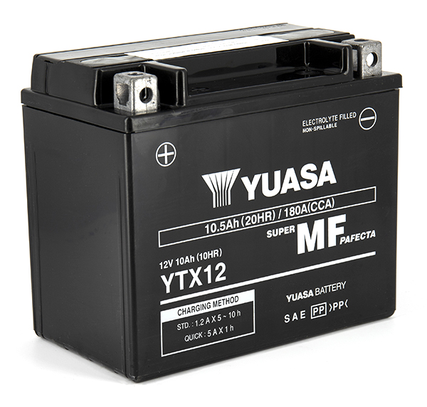 Batterie Yuasa YTX12 SLA AGM sans entretien prête à l'emploi - vue 4