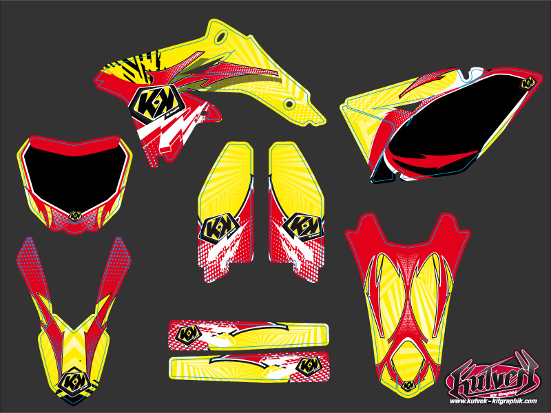 Kit Déco Moto Cross Graff Suzuki 250 RMZ KUTVEK - vue 2