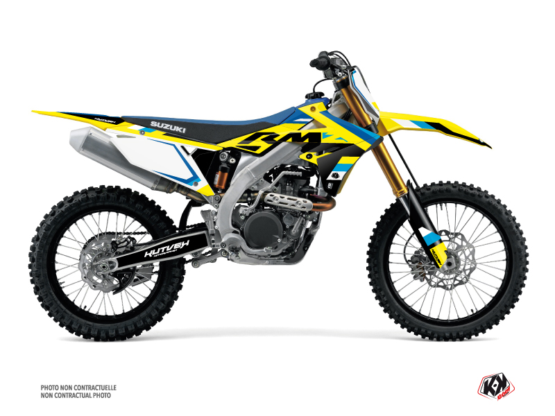 Kit Déco Moto Cross Suzuki 250 RMZ Bleu