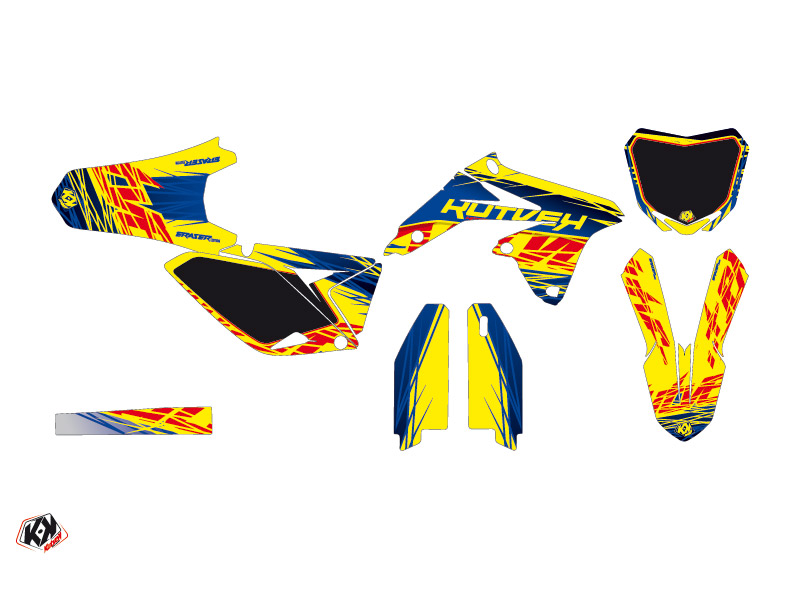 Kit de décoration moto-cross Eraser Suzuki 250 RMZ Kutvek - vue 2