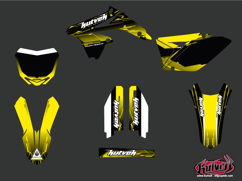 Kit Déco Moto Cross Slider Suzuki 250 RMZ KUTVEK - vue 2