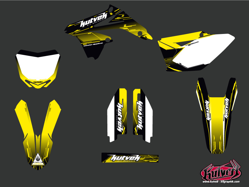 Kit de décoration moto cross Slider Suzuki 450 RMZ KUTVEK - vue 2