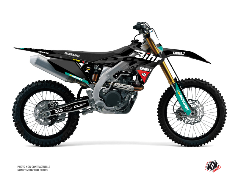 Kit Décoration Moto Cross Replica Bihr Suzuki 450 RMZ