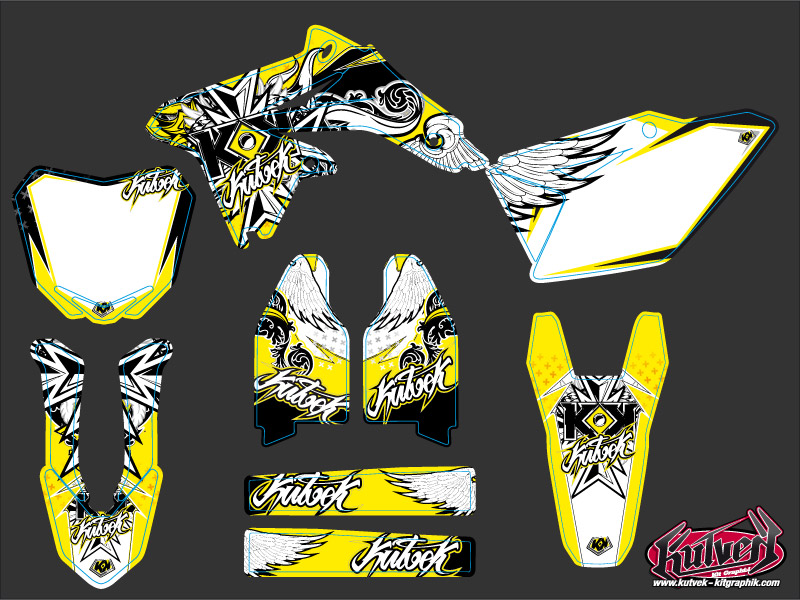 Kit Déco Moto Cross Demon Suzuki 450 RMZ KUTVEK - vue 2