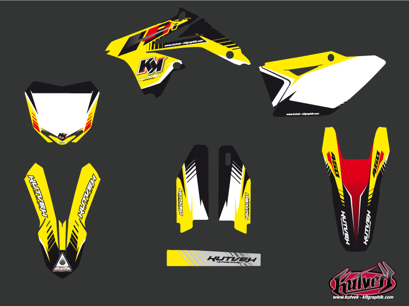 Kit Déco Moto Cross KUTVEK Suzuki RMZ 450 Noir - vue 2