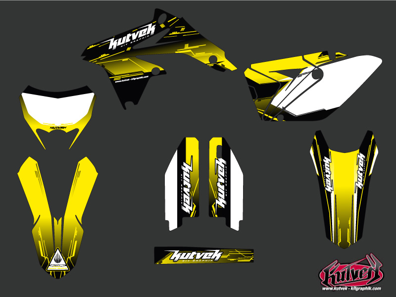 Kit décoration moto-cross Slider Suzuki 450 RMX KUTVEK - vue 2