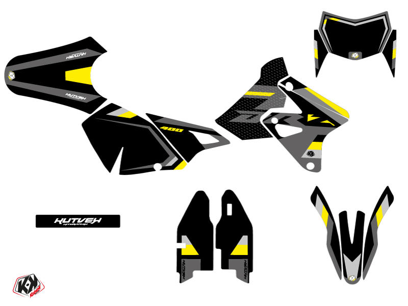 Kit Déco Moto Cross Label Suzuki DRZ 400 SM Gris KUTVEK - vue 2