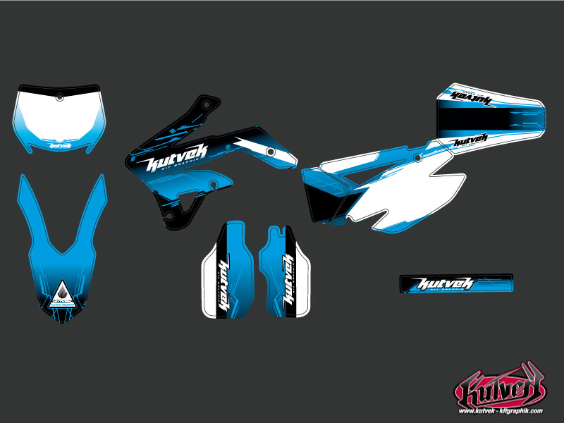 Kit Déco Moto Cross Slider TM MX 144 KUTVEK - vue 2