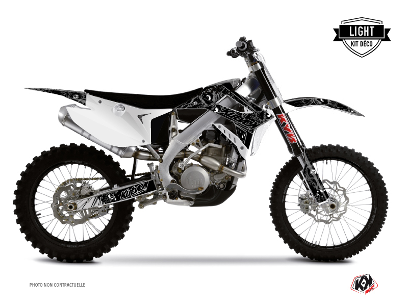 Kit Décoration Moto Cross Zombies Dark TM EN 450 FI Noir KUTVEK