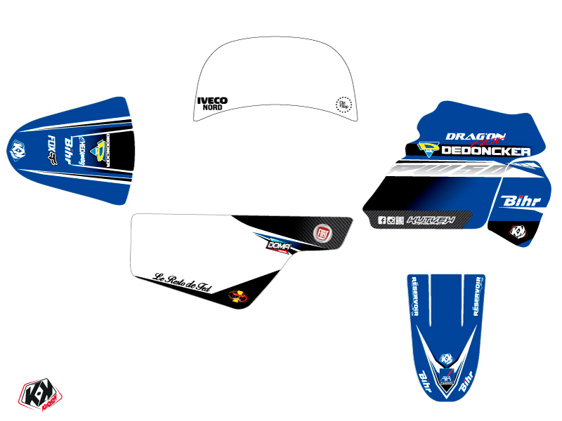 Kit déco moto cross réplica Potisek Yamaha PW 50 2018 - vue 2