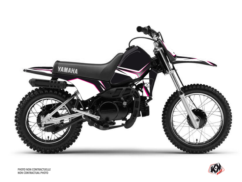 Kit décoratif Moto Cross Concept Yamaha PW 80 Rose KUTVEK