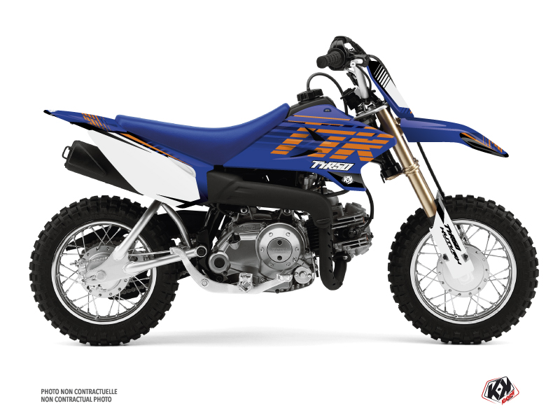 Kit de décoration moto cross Flow Yamaha TTR 50 orange KUTVEK