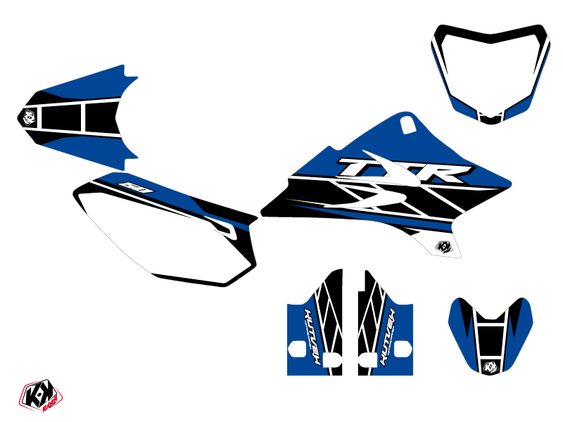 Kit Décoration Moto Cross Replica Yamaha TTR 50 Bleu KUTVEK - vue 2