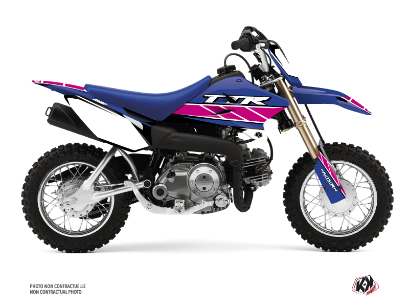 Kit Déco Moto Cross Replica Yamaha TTR 50 Rose KUTVEK