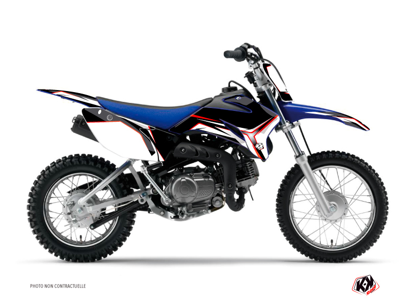 Kit Décoration Moto Cross Concept Yamaha TTR 110 Rouge KUTVEK