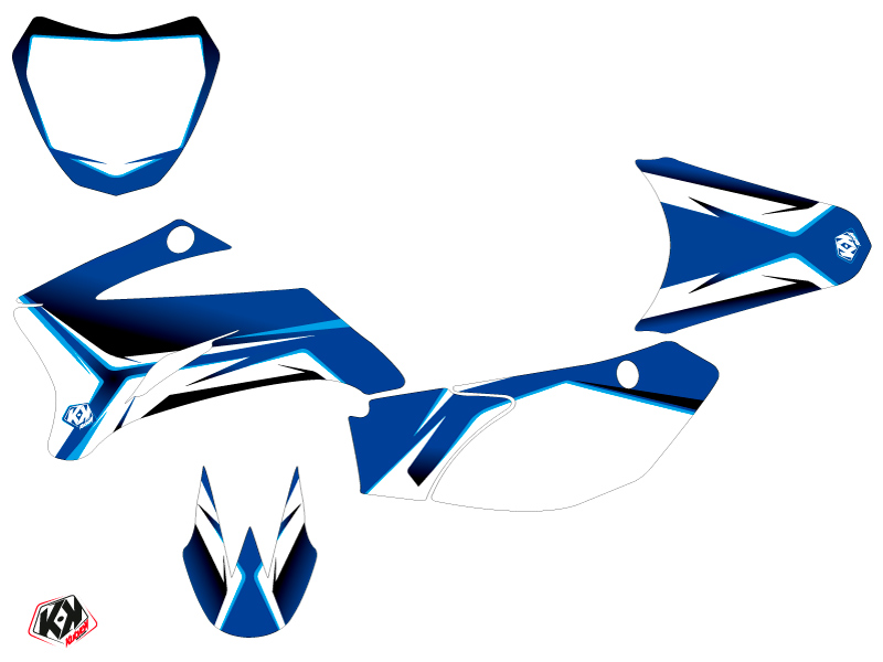 Kit Décor Moto-Cross Concept Yamaha TTR 125 Bleu KUTVEK - vue 2