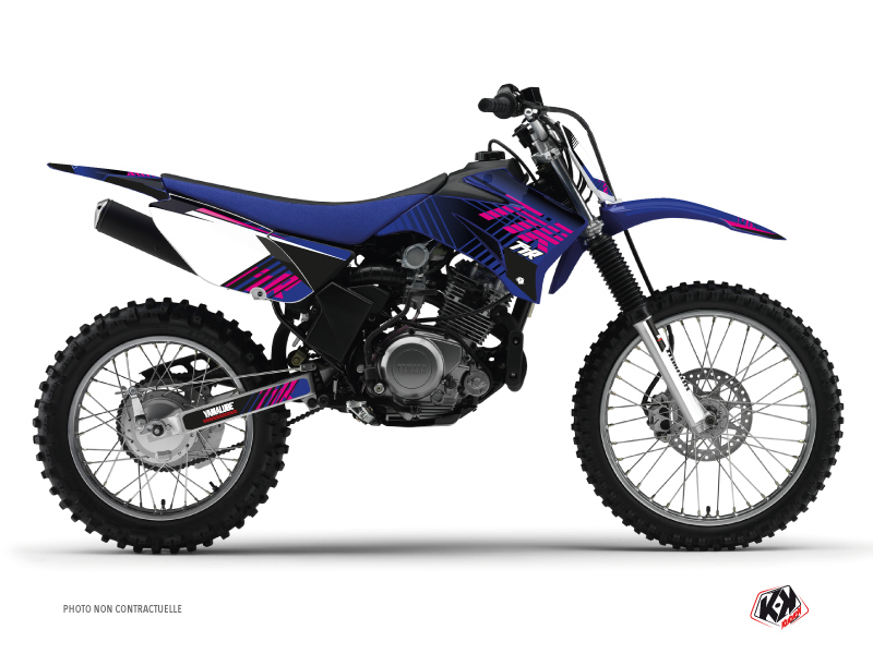 Kit décoration moto cross Flow Yamaha TTR 125 rose KUTVEK