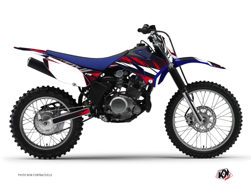 Kit décoration moto cross Hangtown Yamaha TTR 125 rouge KUTVEK