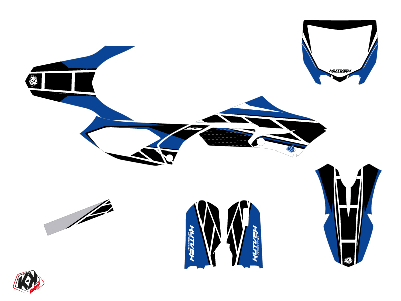 Kit Décoration Moto Cross Replica Yamaha 65 YZ Bleu KUTVEK - vue 2