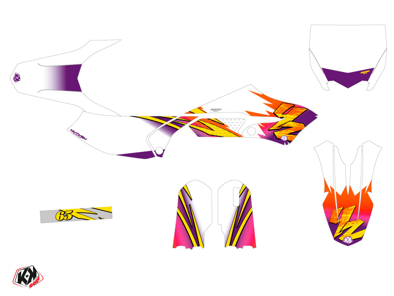 Kit décoratif Moto Cross Memories Yamaha 65 YZ KUTVEK - vue 2