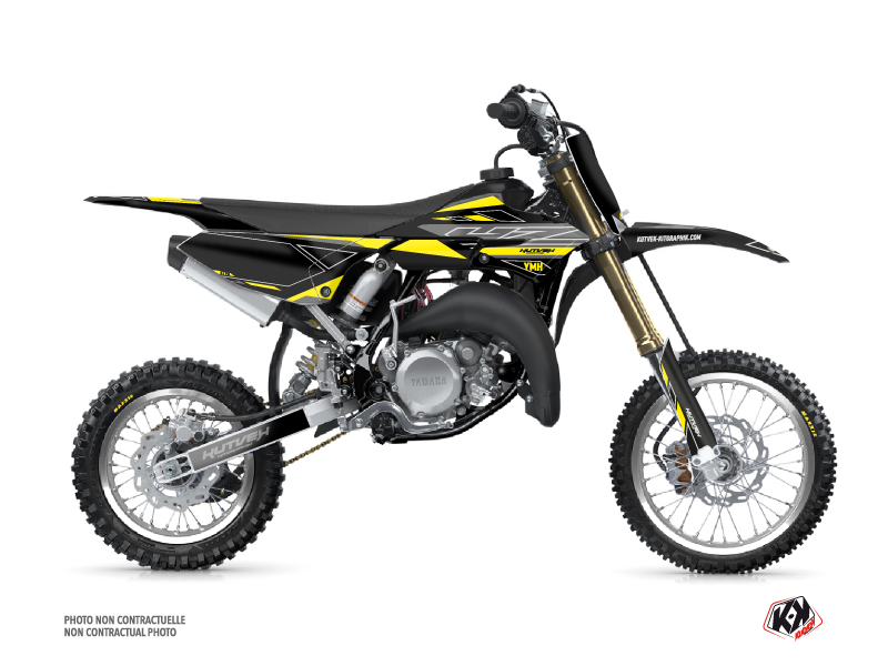 Kit de décoration moto-cross Outline Yamaha 65 YZ Jaune