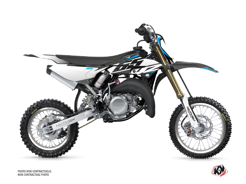 Kit Décoration Moto Cross Yamaha 65 YZ Gris Skew Kutvek