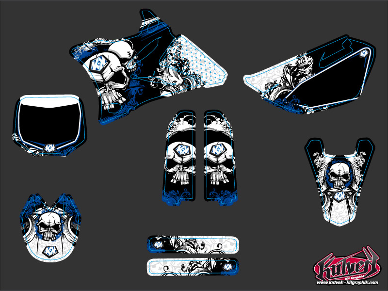 Kit Déco Moto Cross Trash Yamaha 85 YZ KUTVEK - vue 2