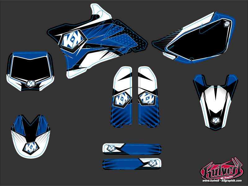 Kit décoration moto cross Factory Yamaha 85 YZ KUTVEK - vue 2