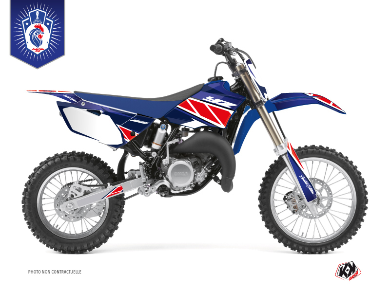 Kit Décoration Moto Cross Replica France 2018 Édition Limitée Yamaha 85 YZ KUTVEK