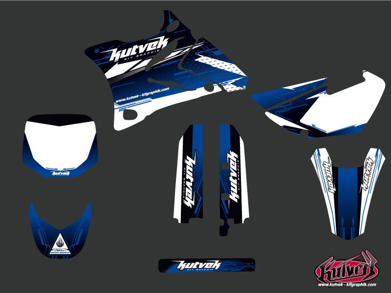 Kit plastiques déco moto cross slider Yamaha 85 YZ KUTVEK - vue 2