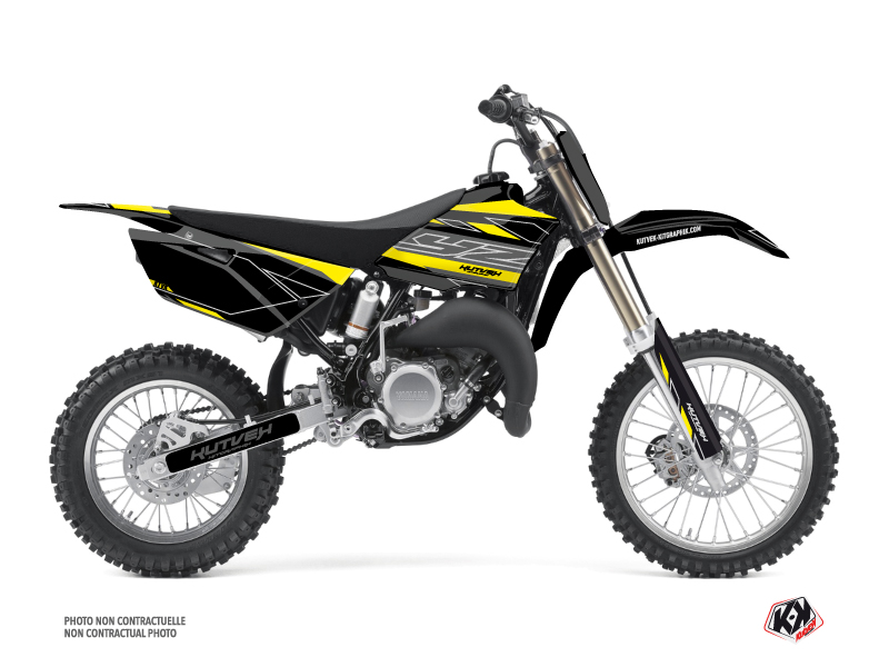 Kit Décoration Moto Cross Outline Yamaha 85 YZ Jaune KUTVEK