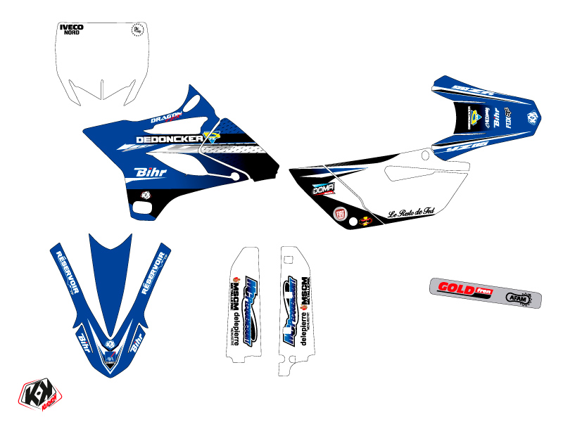 Kit décoratif Moto-Cross Réplica Potisek Yamaha YZ 85 2018 - vue 2